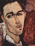 Amedeo Modigliani Portrat des Celso Lagar oil painting on canvas